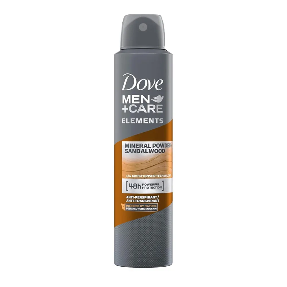 Dove Men + Care Elements Mineral + Sandalwood Desodorante Spray 250 ml 