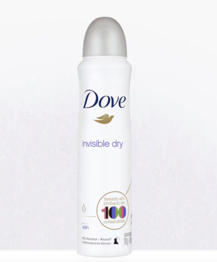 Dove Invisible Dry Clean Touch Desodorante Spray 250 ml