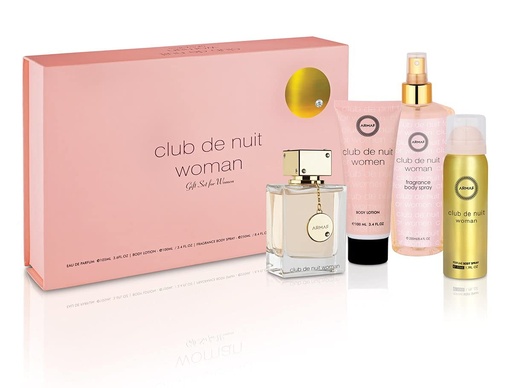 Club De Nuit Woman Gift Set For Women 4 Piezas